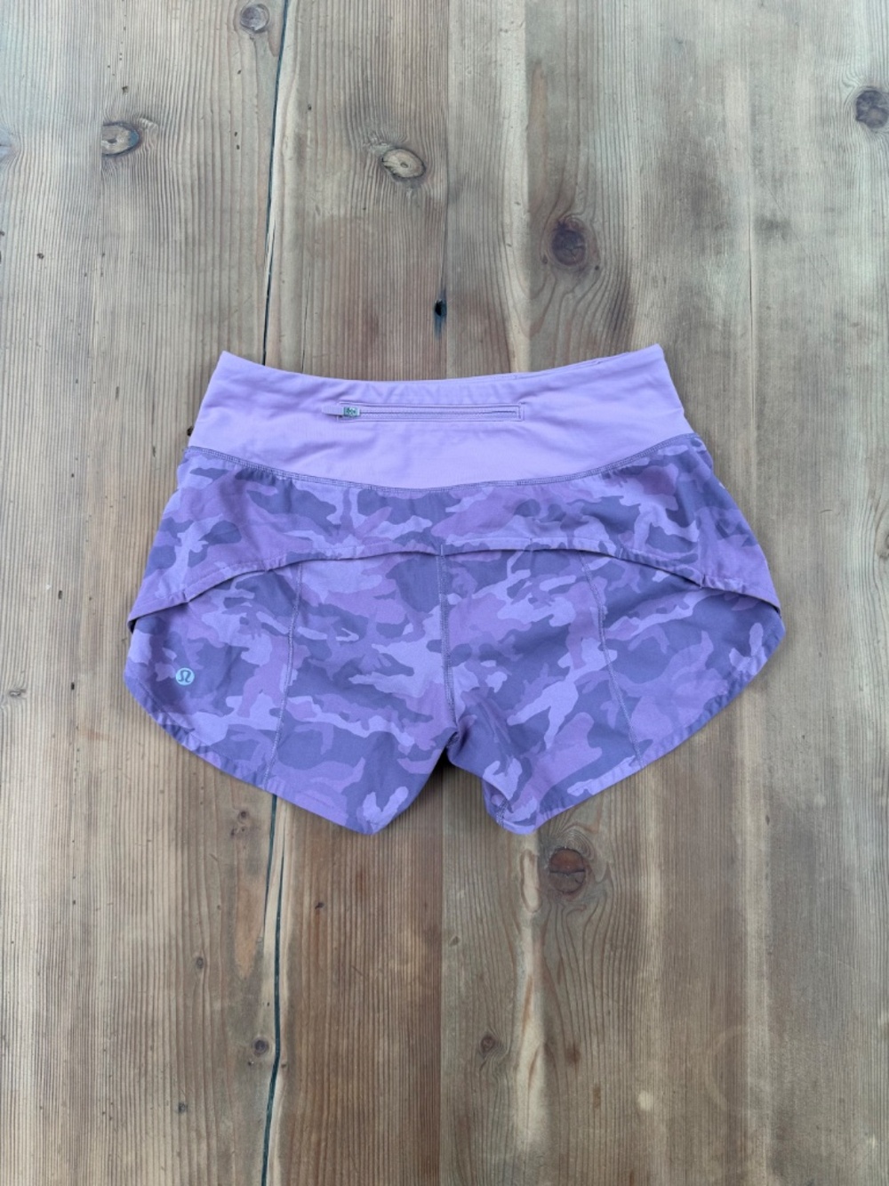 LULULEMON SPEED UP SHORT 4”-CAMO BRIER ROSE - Picture 3 of 4